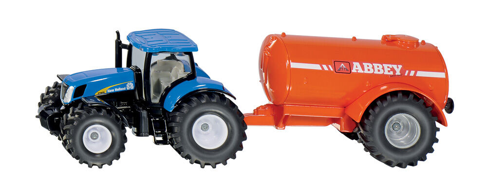 Siku New Holland met 1-assige mestwagen 1:50 - Tractoren