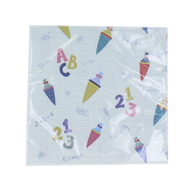 20 Servietten - Schulanfang - ca. 33 x 33 cm