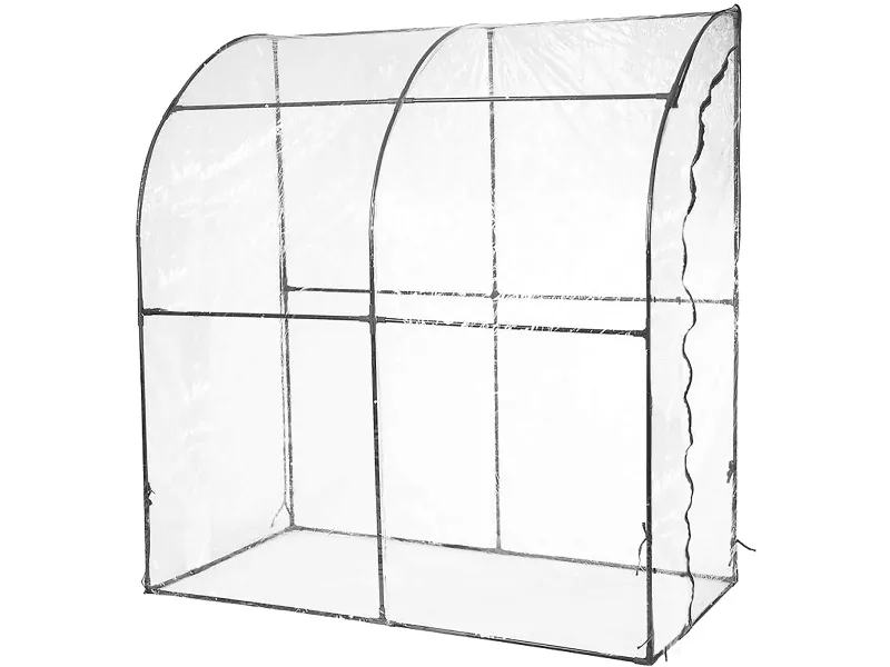 HORTUS Vægdrivhus plast 215 x 200 x 100 cm (211-206)