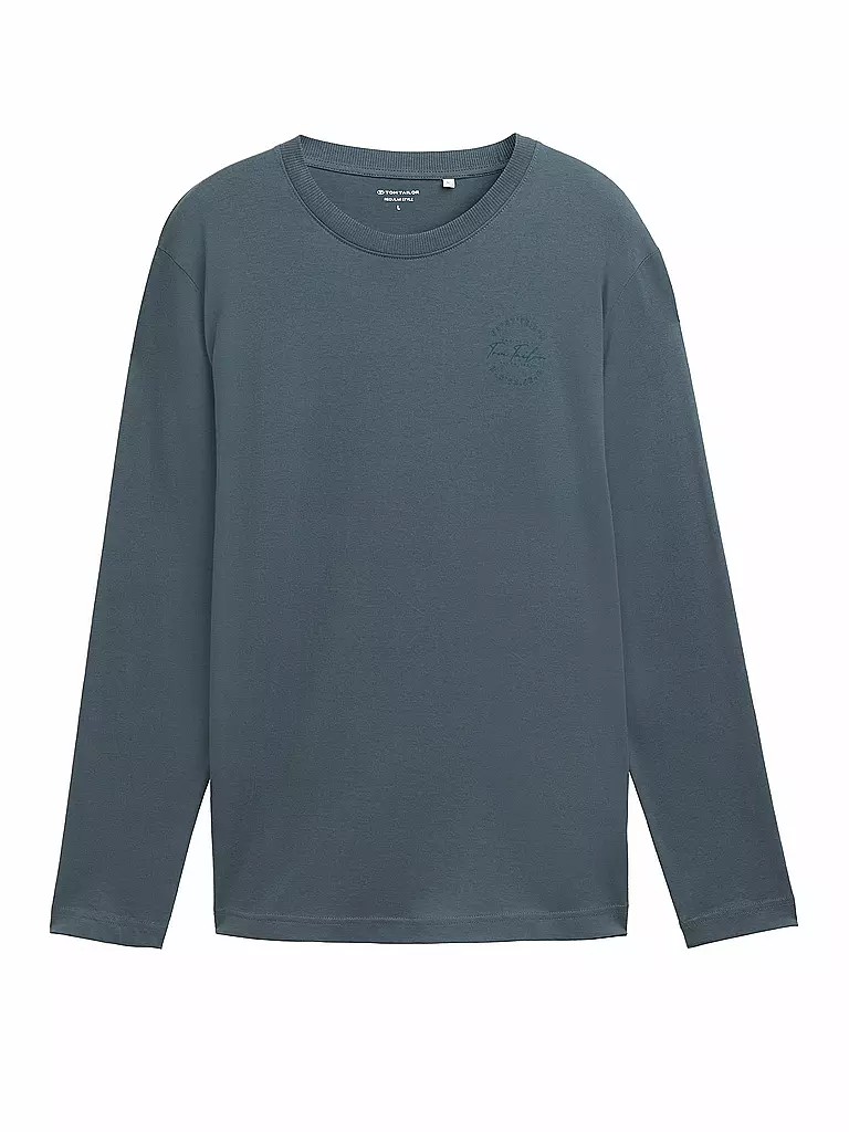 TOM TAILOR Langarmshirt blau