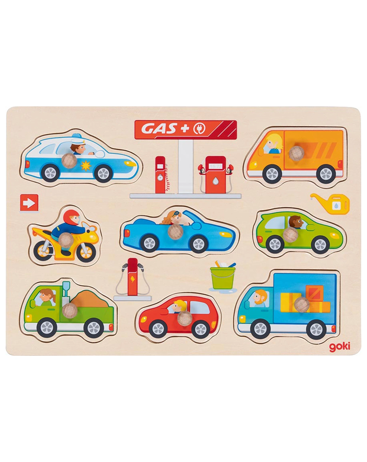 Steckpuzzle TANKSTELLE