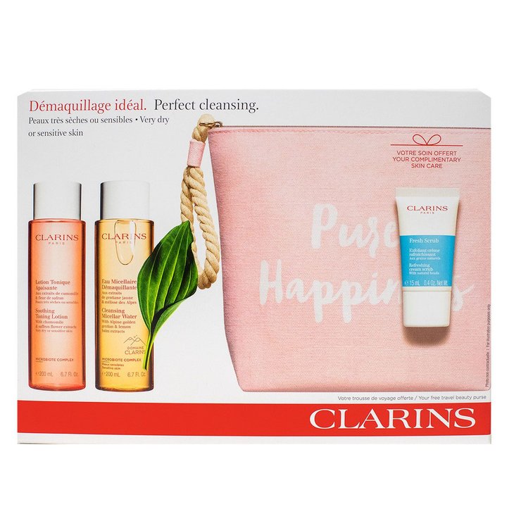 Coffret idéal démaquillant et exfoliant visage