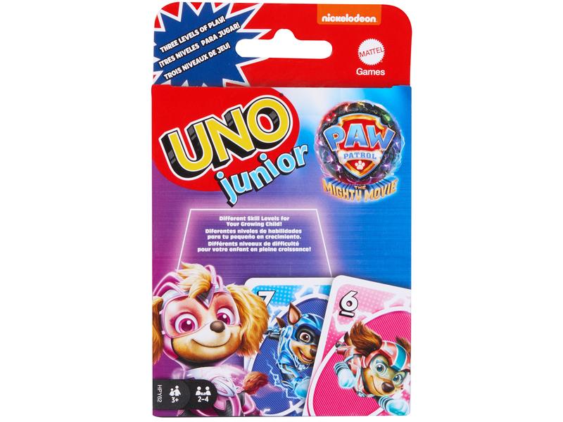 Mattel Spiele Kartenspiel UNO Junior Paw Patrol 2 Kinder-Kartenspiel