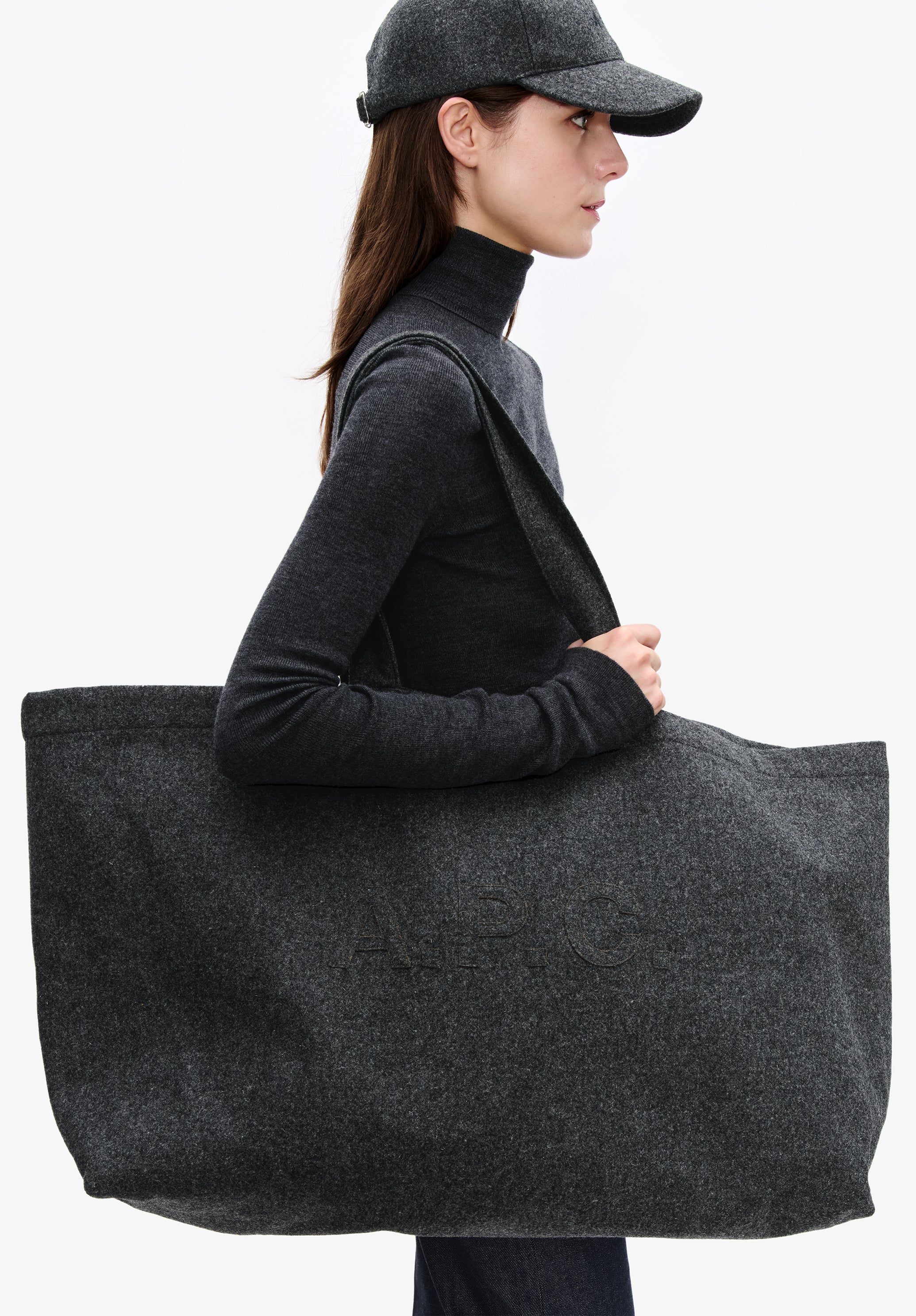 Shopping Trapèze - Anthracite chine