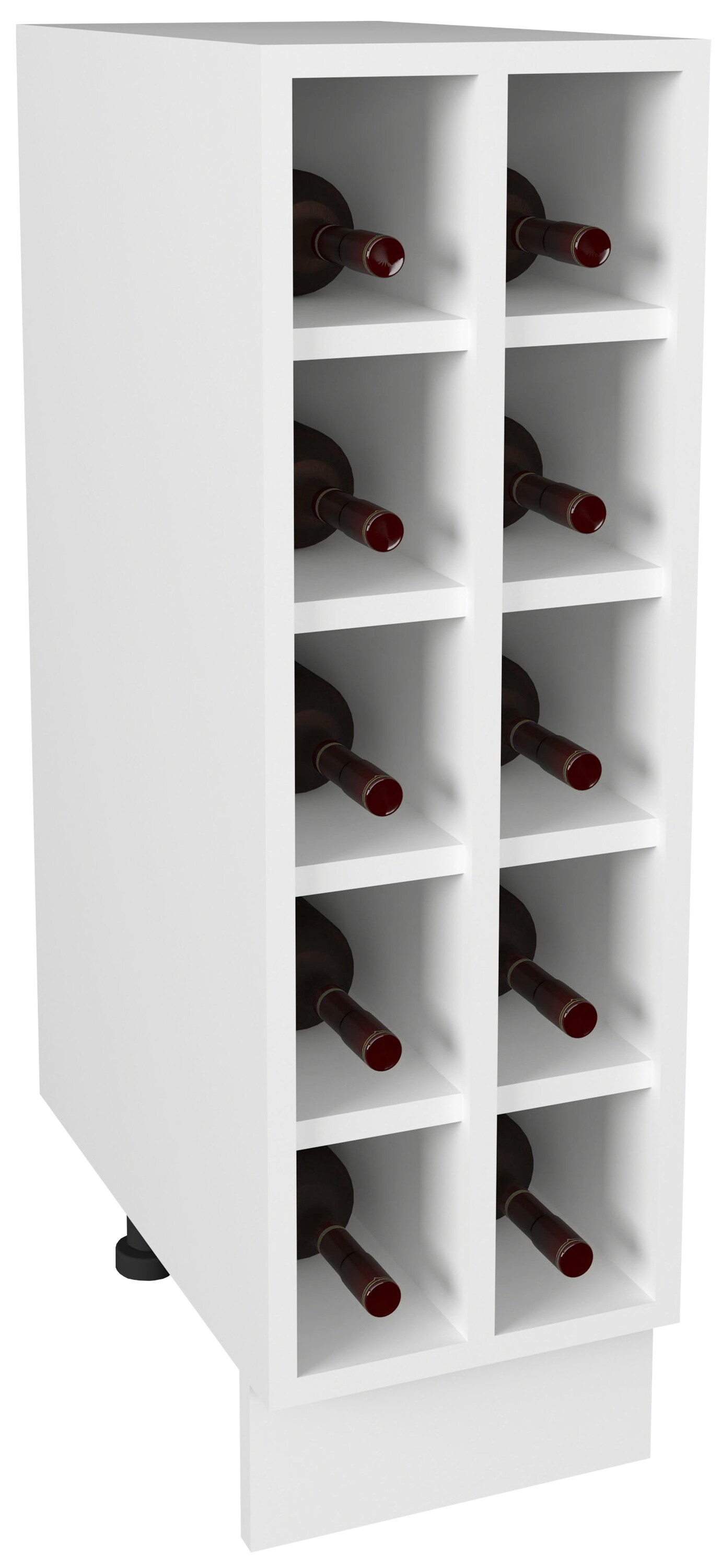 VCM Weinregal Breite 25 cm Regal Küchenregal Unterschrank Küche Esilo