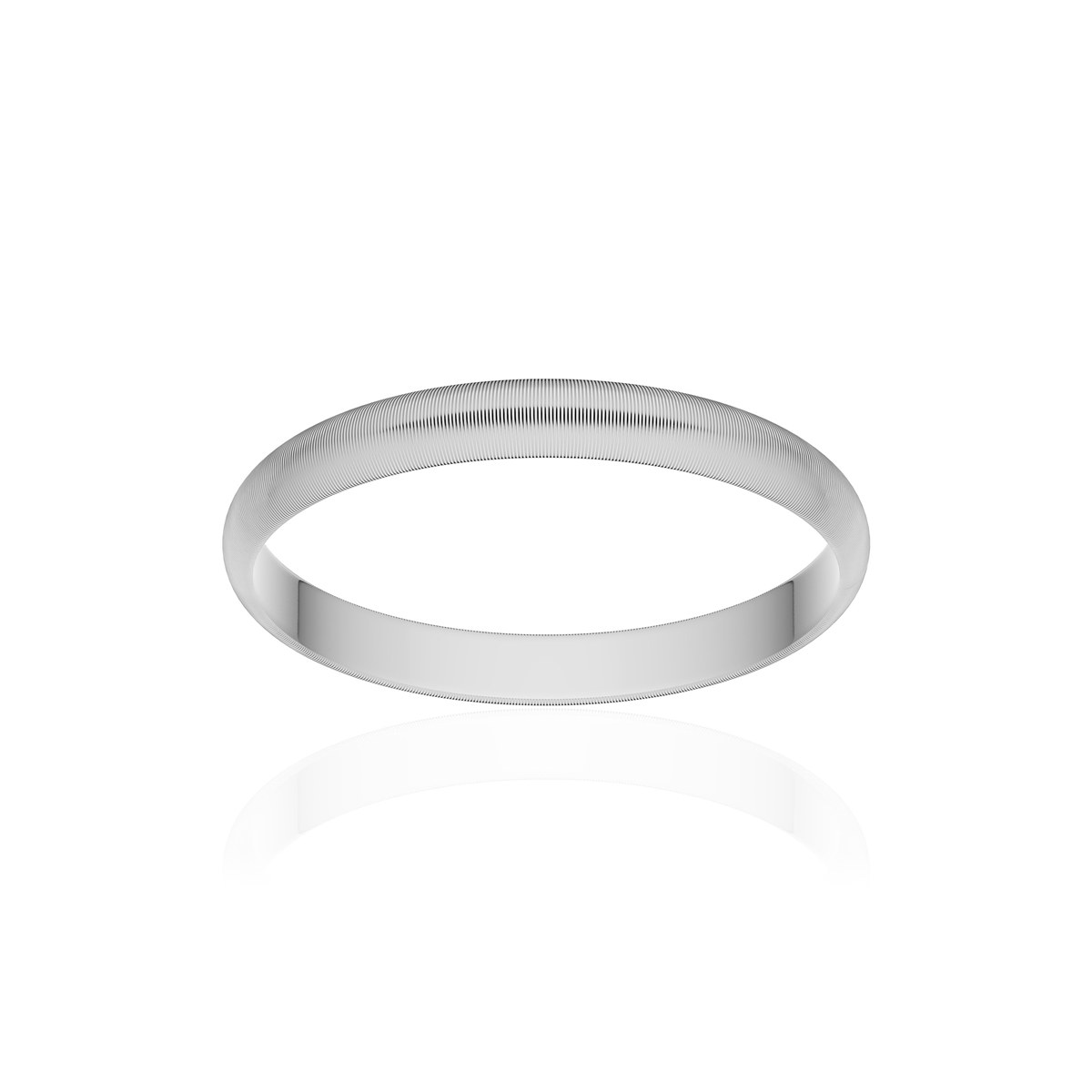 Alliance palladium 950 mat ruban 2,5 mm