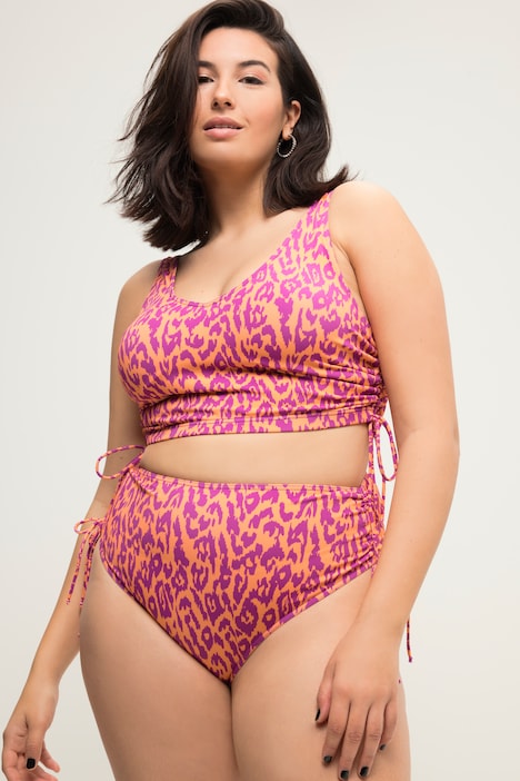 Bikini-Slip, Color-Leo, seitliche Bänder