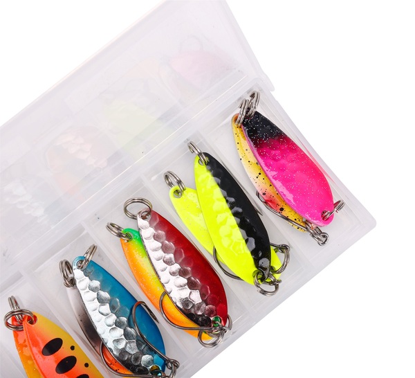Kit de Cuillères Fish4all Trout Spoon Box Mix 2.9g-3.3g (10 Pièces)