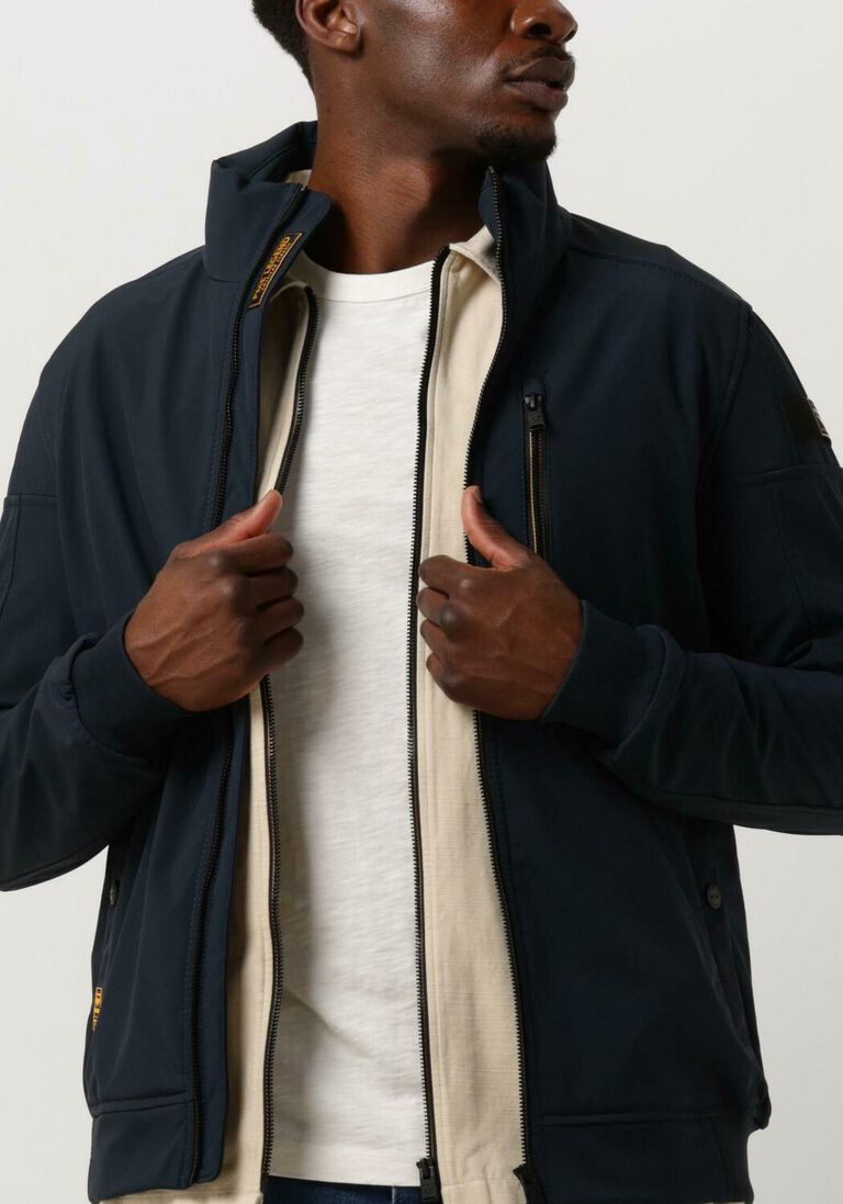 PME LEGEND blauwe pme legend jack bomber jacket skyglider softshell