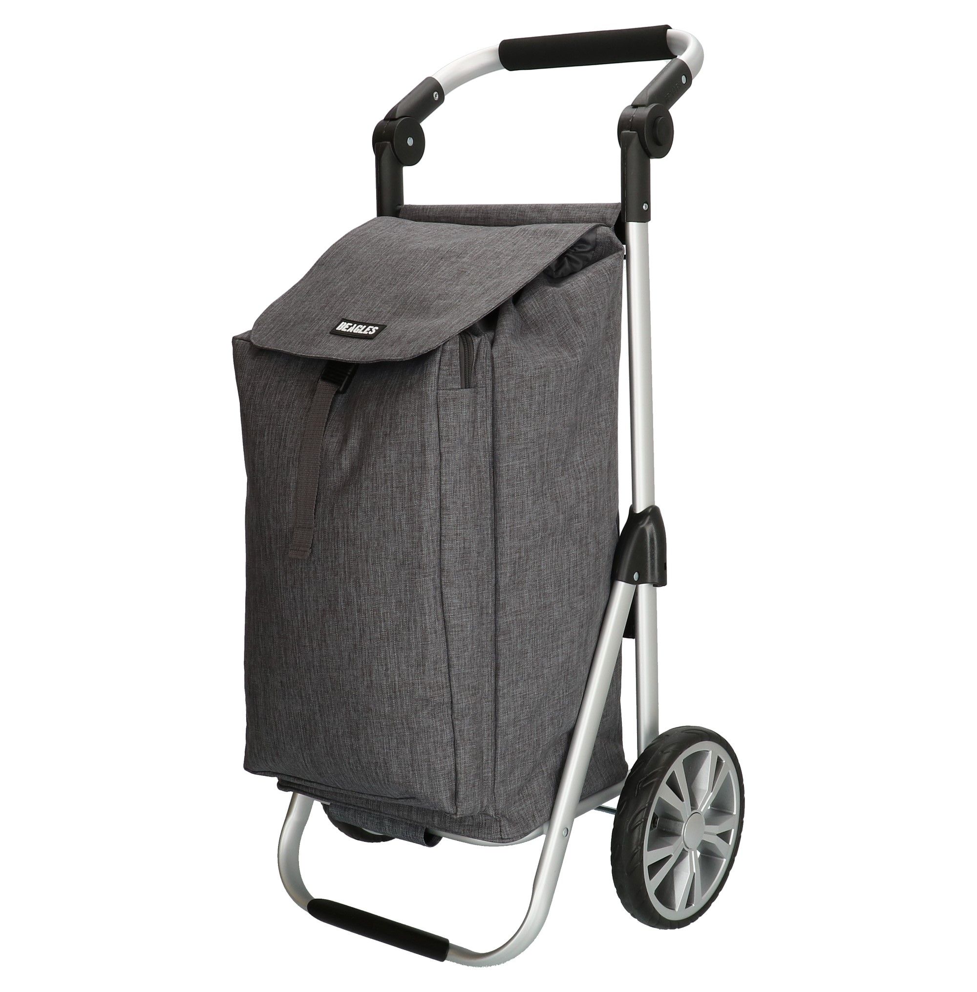 Beagles Alberic Boodschappen Trolley Donkergrijs
