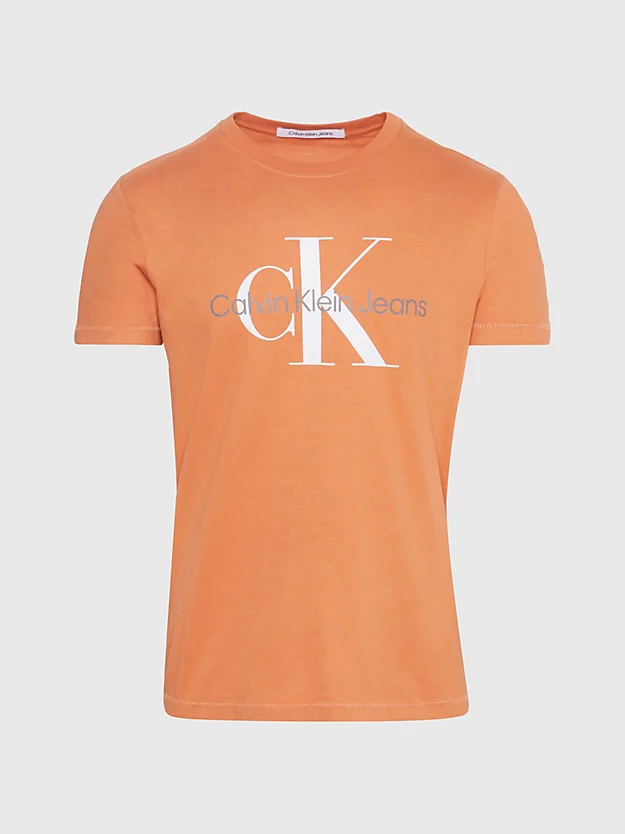 Camiseta slim fit com monograma