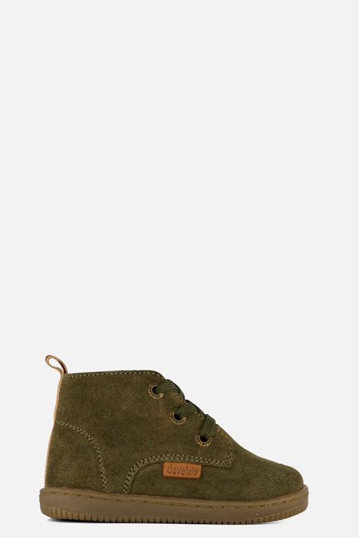 Develab Babyschoenen groen Suede