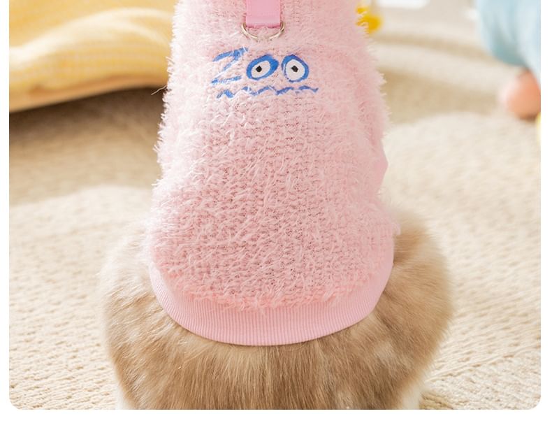 Cissilli - Geborduurd Chenille Pet Topje