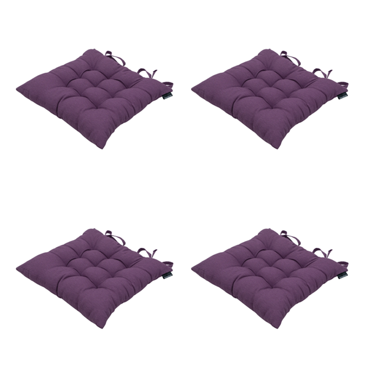 Madison Panama purple Zitkussen - Set van 4