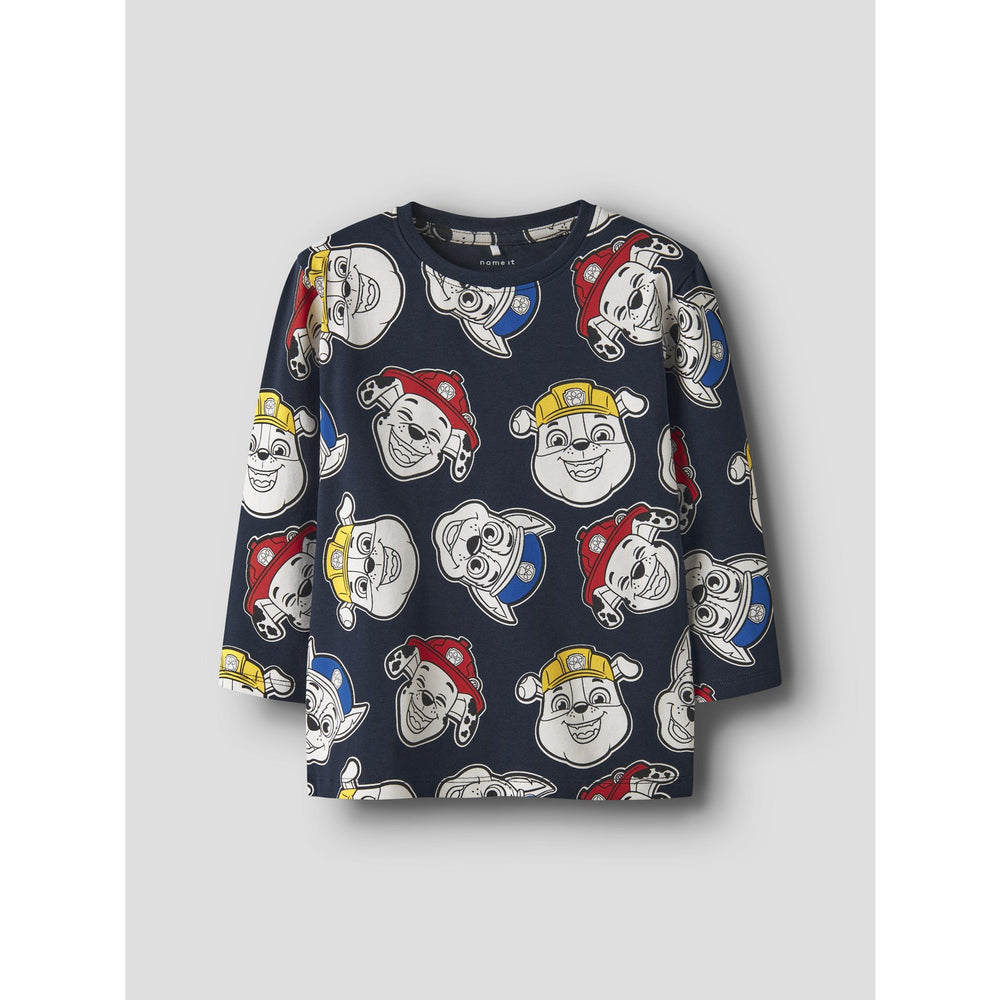 Køb Name It Navy Blazer AOP Nmmjorgen Paw Ls Nreg Top Cplg