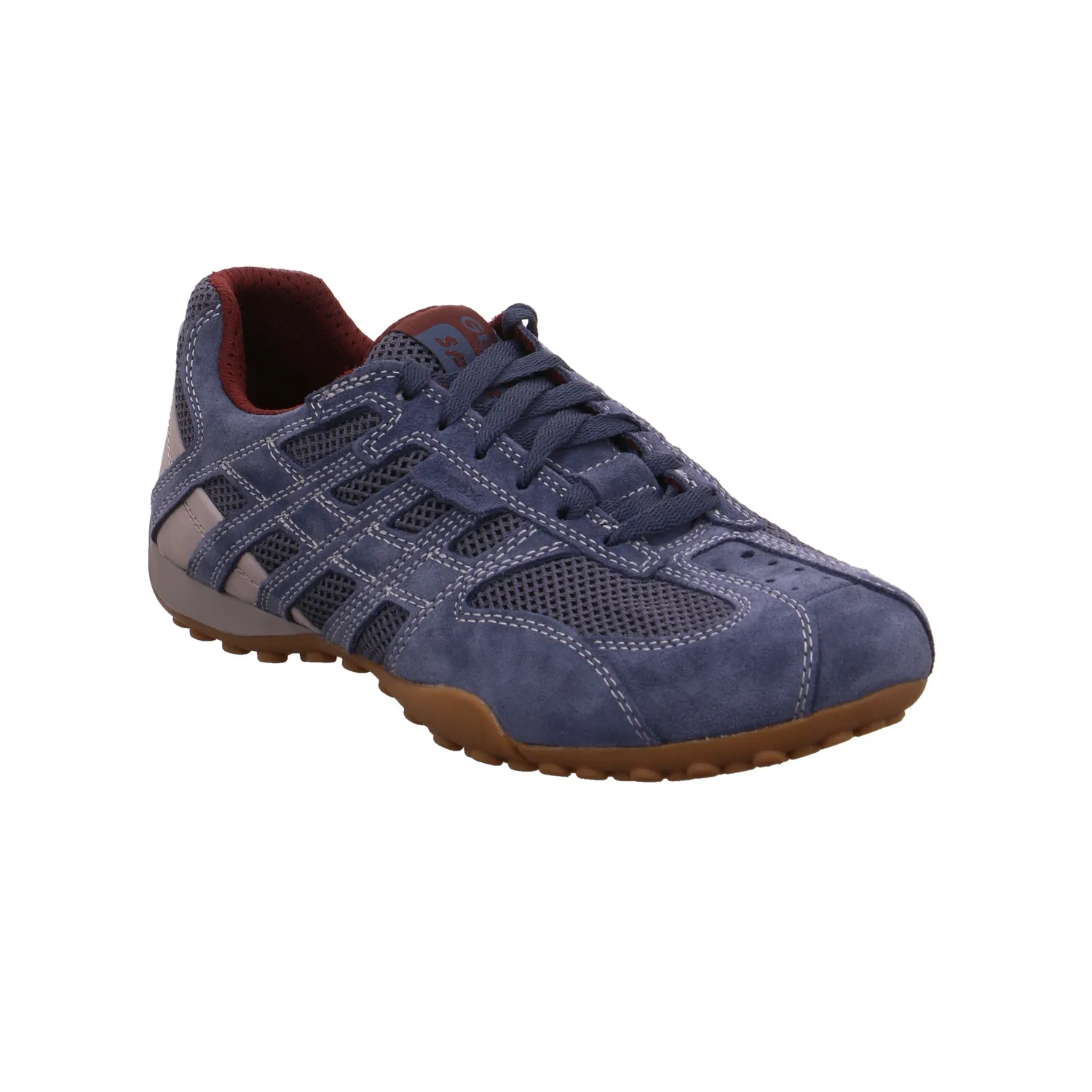GEOX Halbschuhe Sneaker Blau Leder