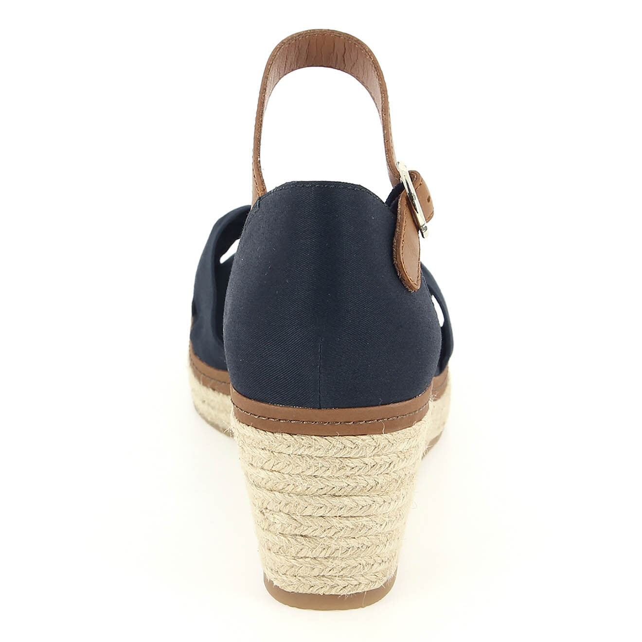 Tommy Hilfiger Sandales compensées Iconic Elena bleu marine - Talon 6 cm