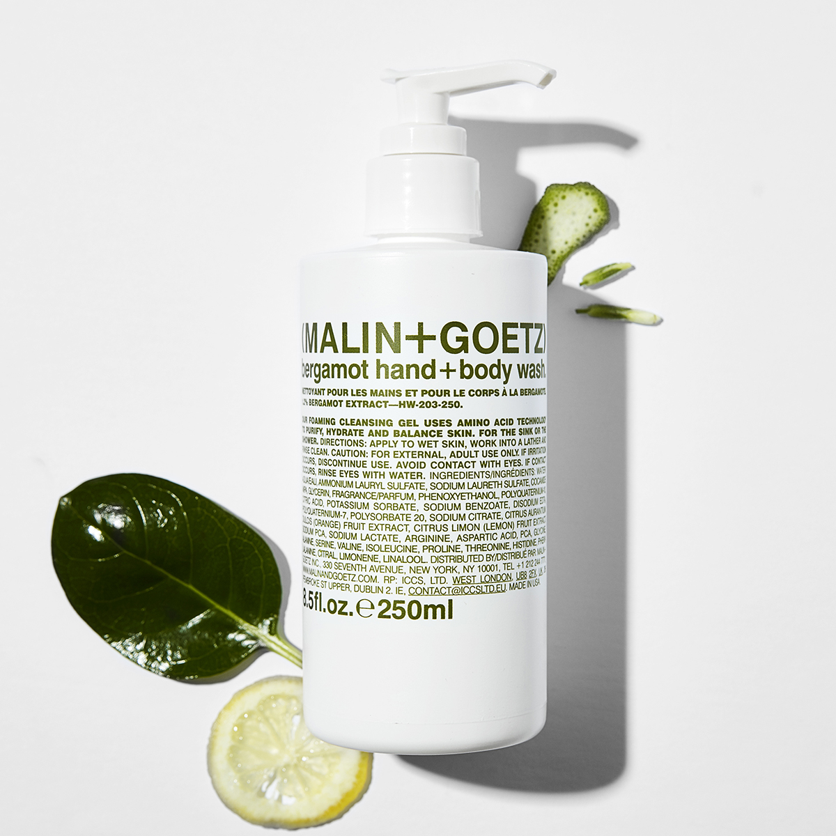 Bergamot Hand + Body Wash 250ml