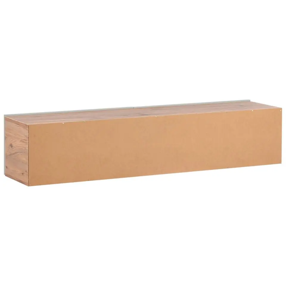 GLADSTONE - Wandgemonteerd TV-meubel - Lichtgroen- 140 cm - Vezelplaat