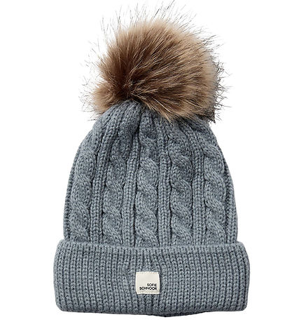 Sofie Schnoor Hue/Handsker - Strik - Grey Melange