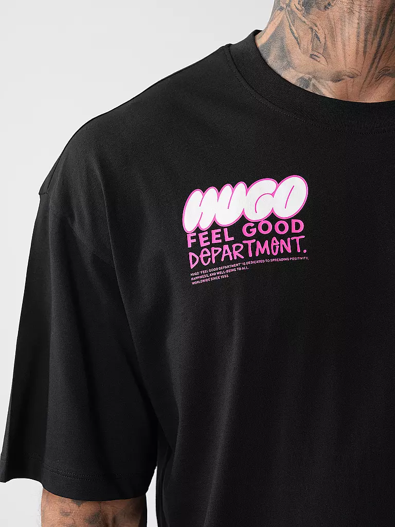 HUGO T-Shirt  schwarz