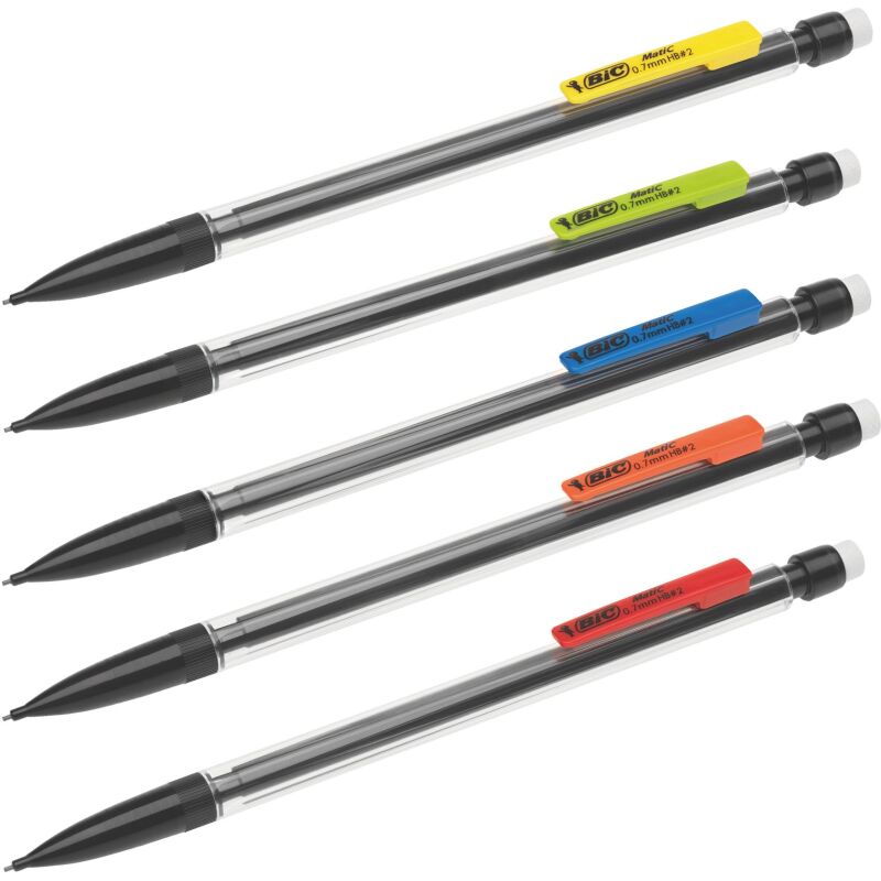 Portemine jetable Matic Original Bic pointe 0,7 mm HB noir
