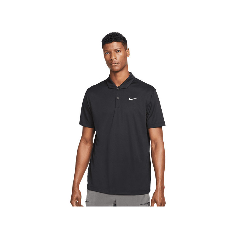 Polo NikeCourt Dri Fit été noir