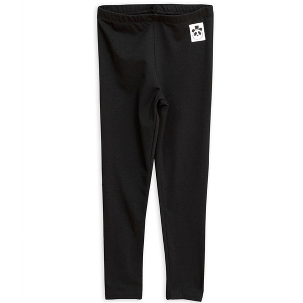 Black Basic Leggings - Mini Rodini → Luksusbaby.dk