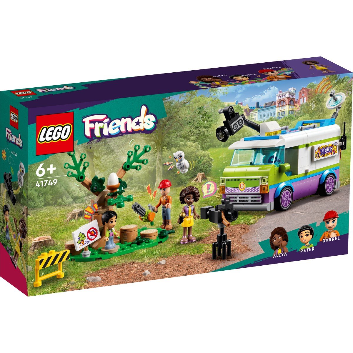 Camion de reportage Lego Friends 41749