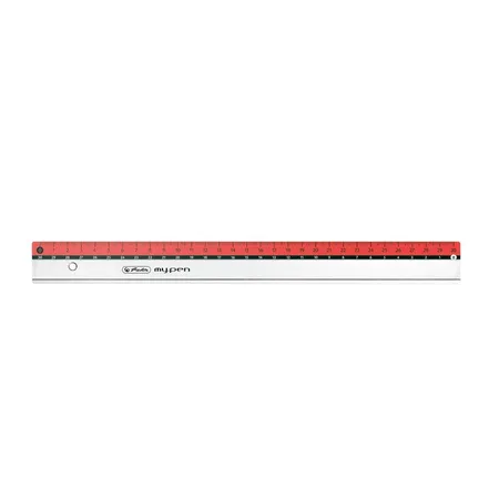 Herlitz Lineal my.pen 30 cm, rot