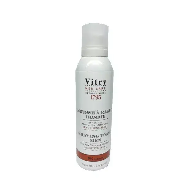 Espuma de barbear Vitry para pele sensível 200ml
