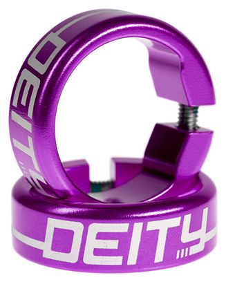 Bagues Deity Grip Clamps Aluminium Violet