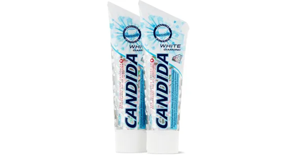 Candida Zahnpasta White Diamond, Duo-Pack