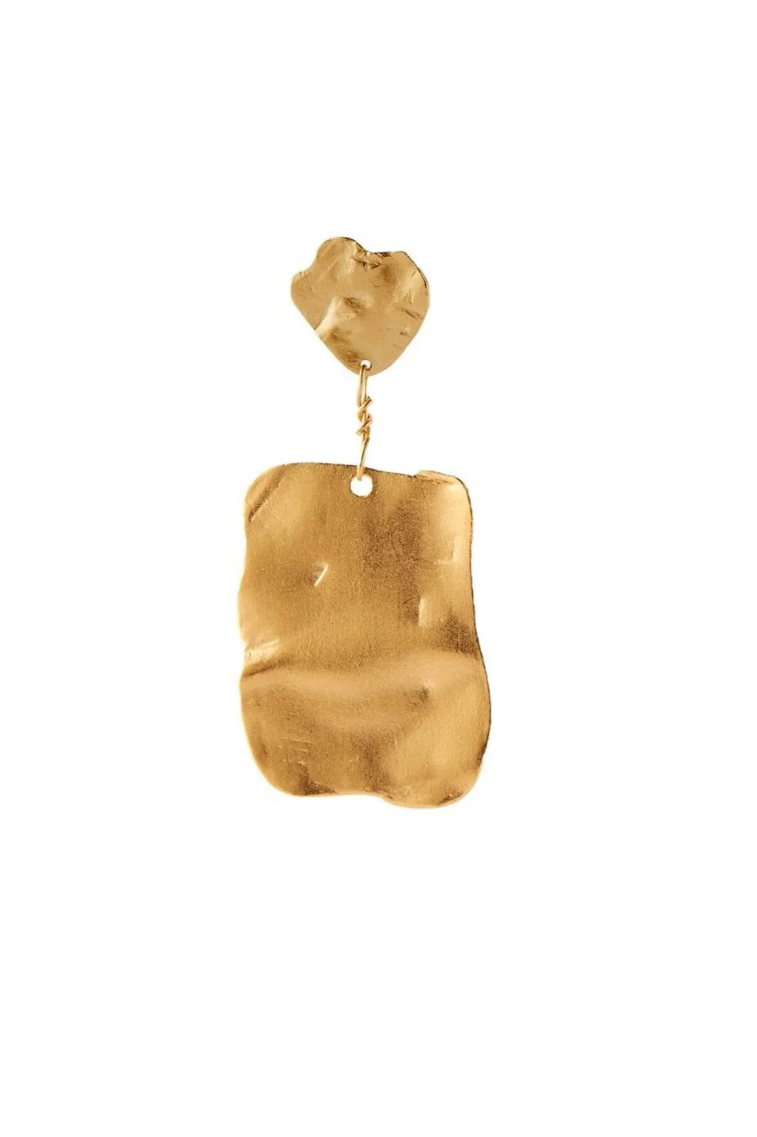 Stine A Goldenenen Reflection Earring