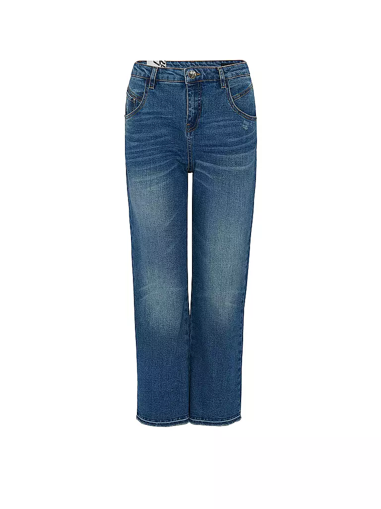 OPUS Jeans Flared Fit 7/8 LANI TWIST blau