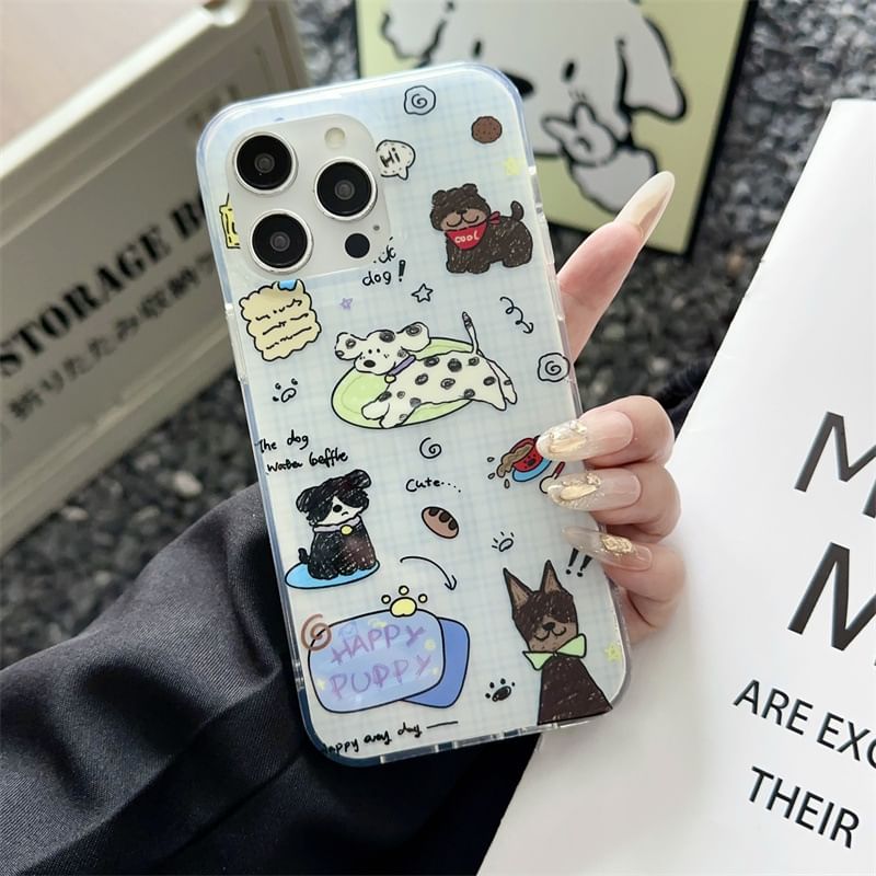 VanDi - Honden telefoonhoesje / bedel / set - iPhone 16 Pro Max / 16 Pro / 16 Plus / 16 / 15 Pro Max / 15 Pro / 15 Plus / 15 / 14 Pro Max / 14 Pro / 14 Plus / 14 / 13 Pro Max / 13 Pro / 13