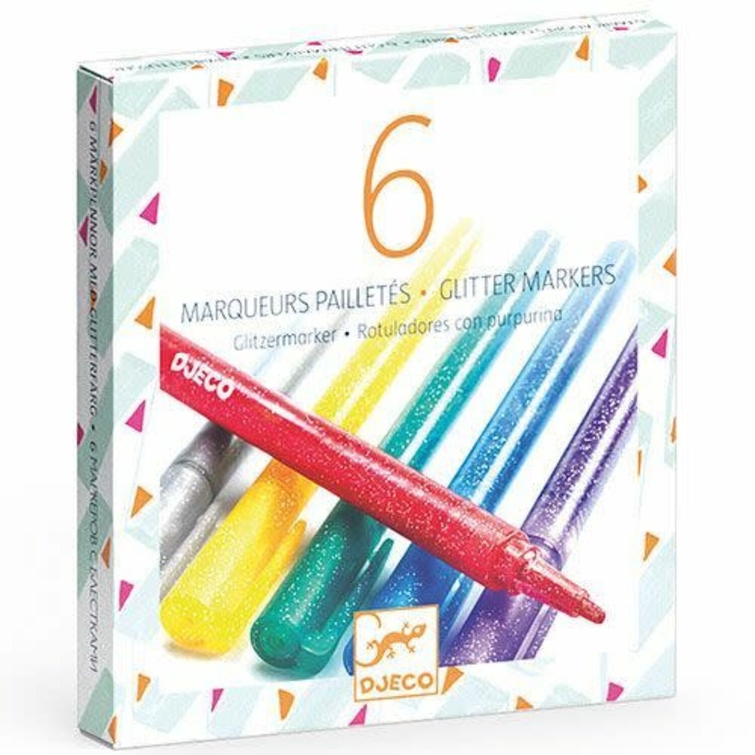 Djeco | Glitterstiften 6 stuks