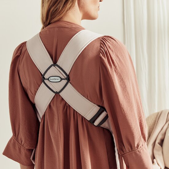 Porte-bébé Mini   Beige Clair Jersey 3D        de               BabyBjörn