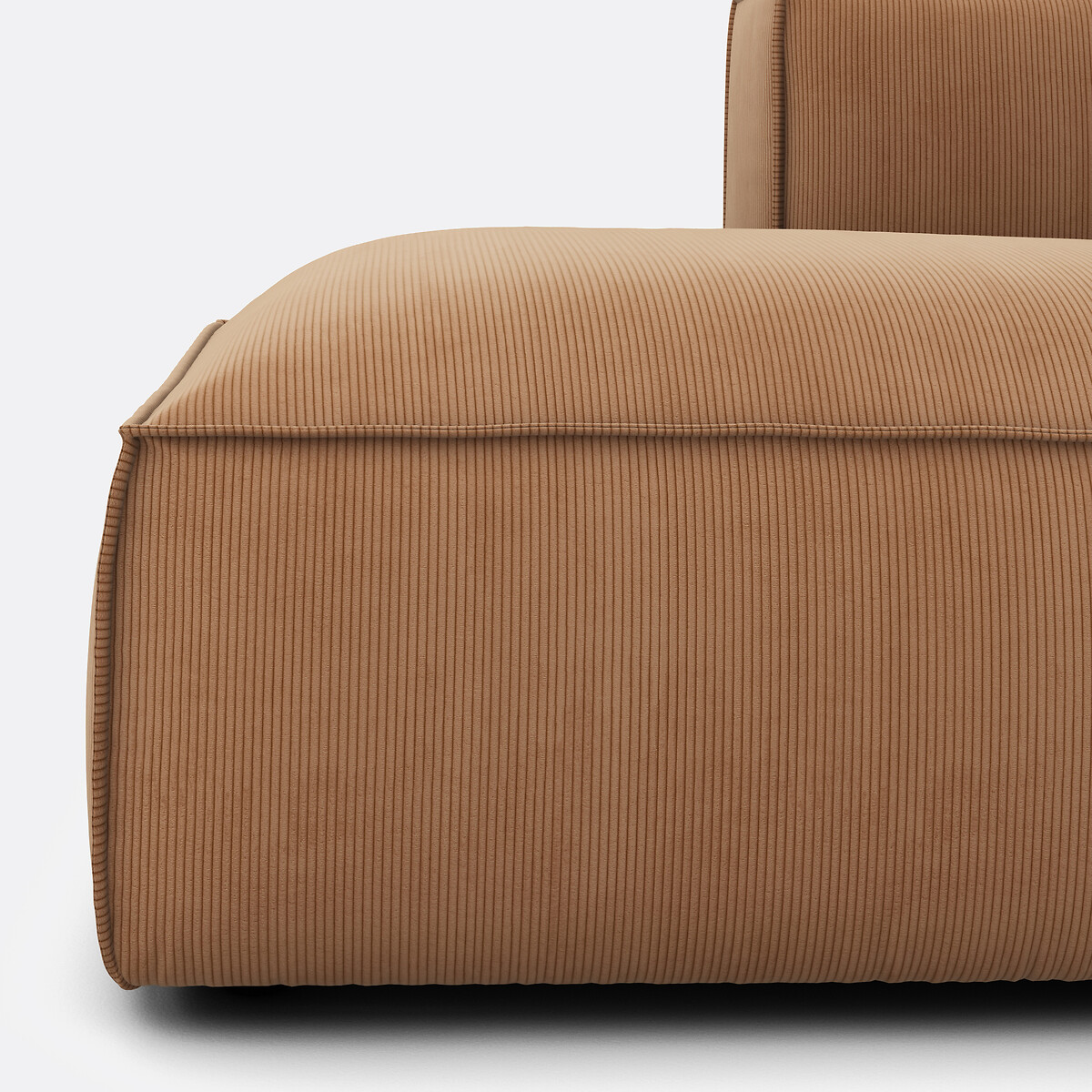 LA REDOUTE INTERIEURS<br>Sofá retangular de veludo cotelê Seven