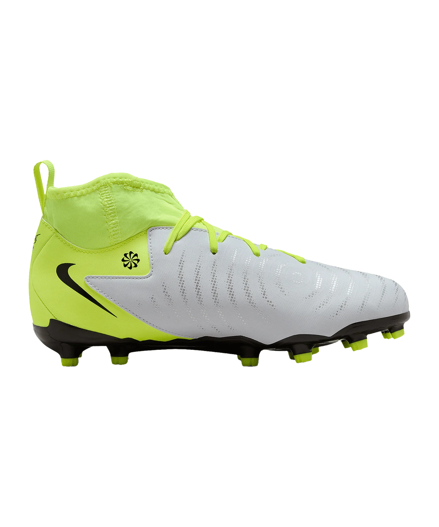 Nike Jr Phantom Luna II Academy FG/MG Mad Voltage Silber Schwarz F003