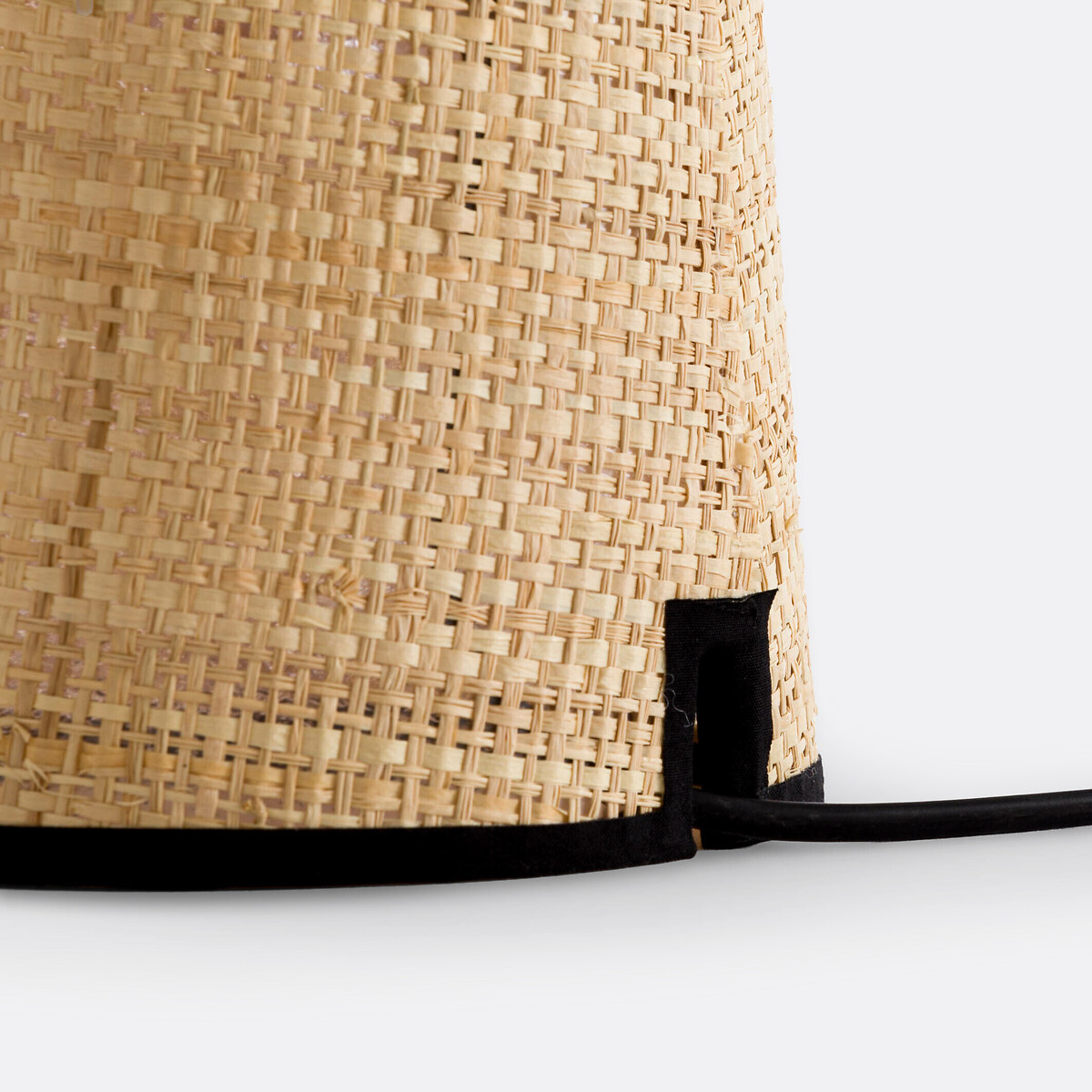 LA REDOUTE INTERIEURS<br>Candeeiro de mesa de ráfia, Dolkie