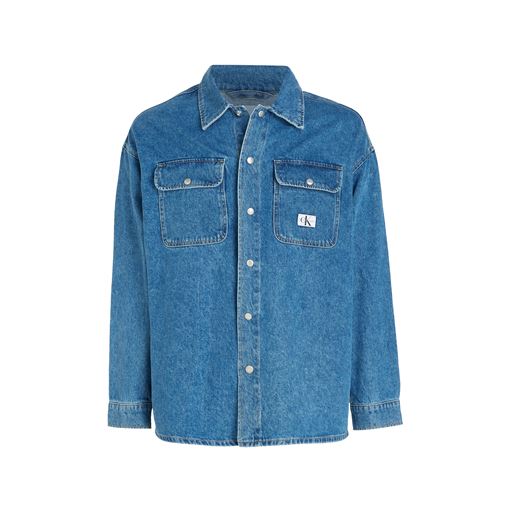 Calvin Klein Jeans Boxy Skjorte, Denim Medium, M
