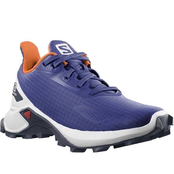 Chaussure trail SALOMON ALPHACROSS BLAST J CLEMATIS BLUE/WHITE/VIBRANT ORANGE