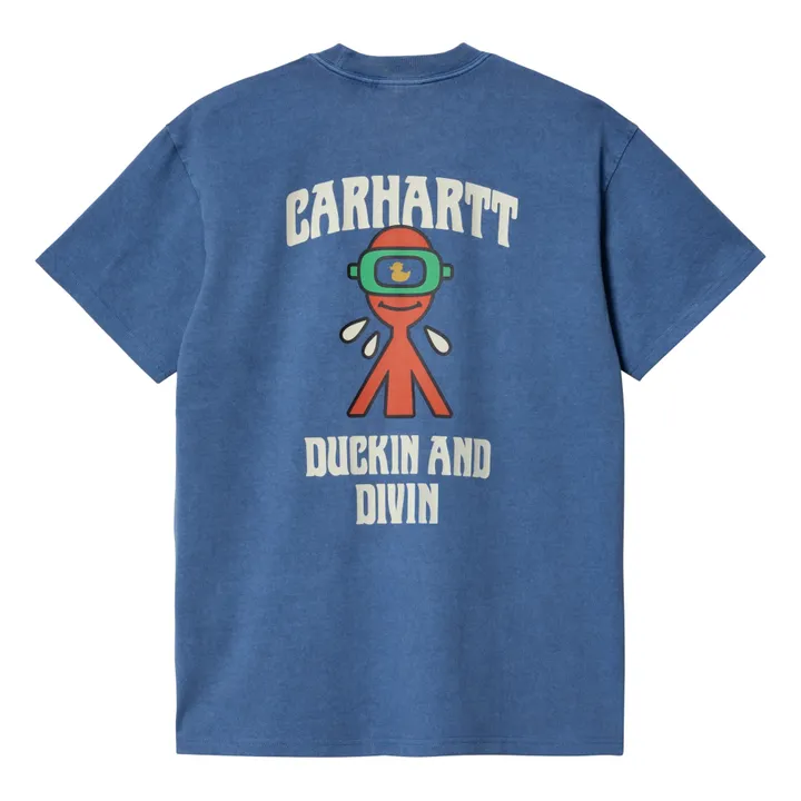 Carhartt WIP T-shirt Duckin' Coton Bio | Bleu