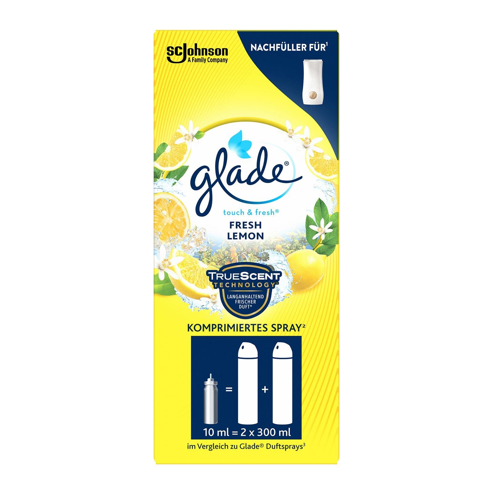Glade Touch & Fresh Fresh Lemon Minispray Nachfüller