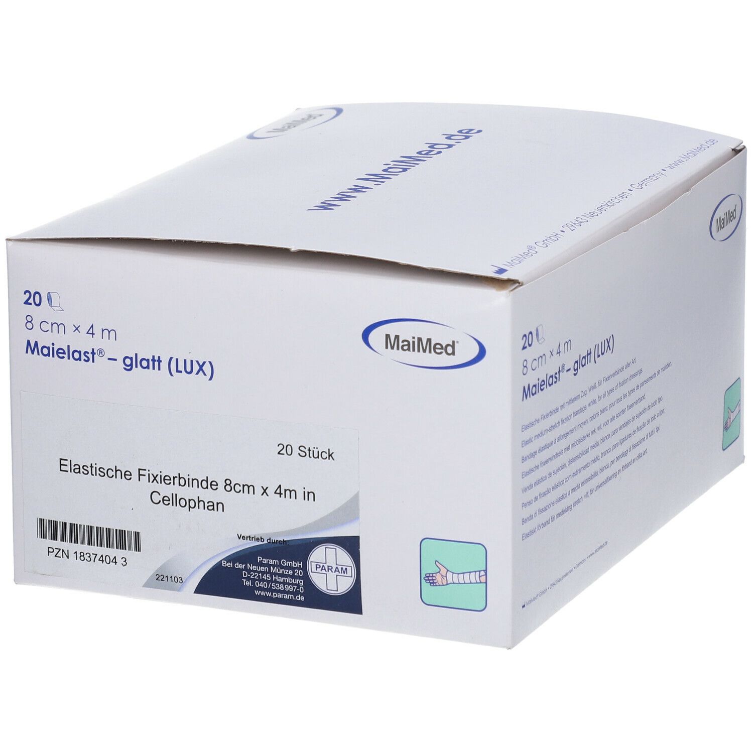 MaiMed® Maielast® - glatt LUX 8 cm x 4 m