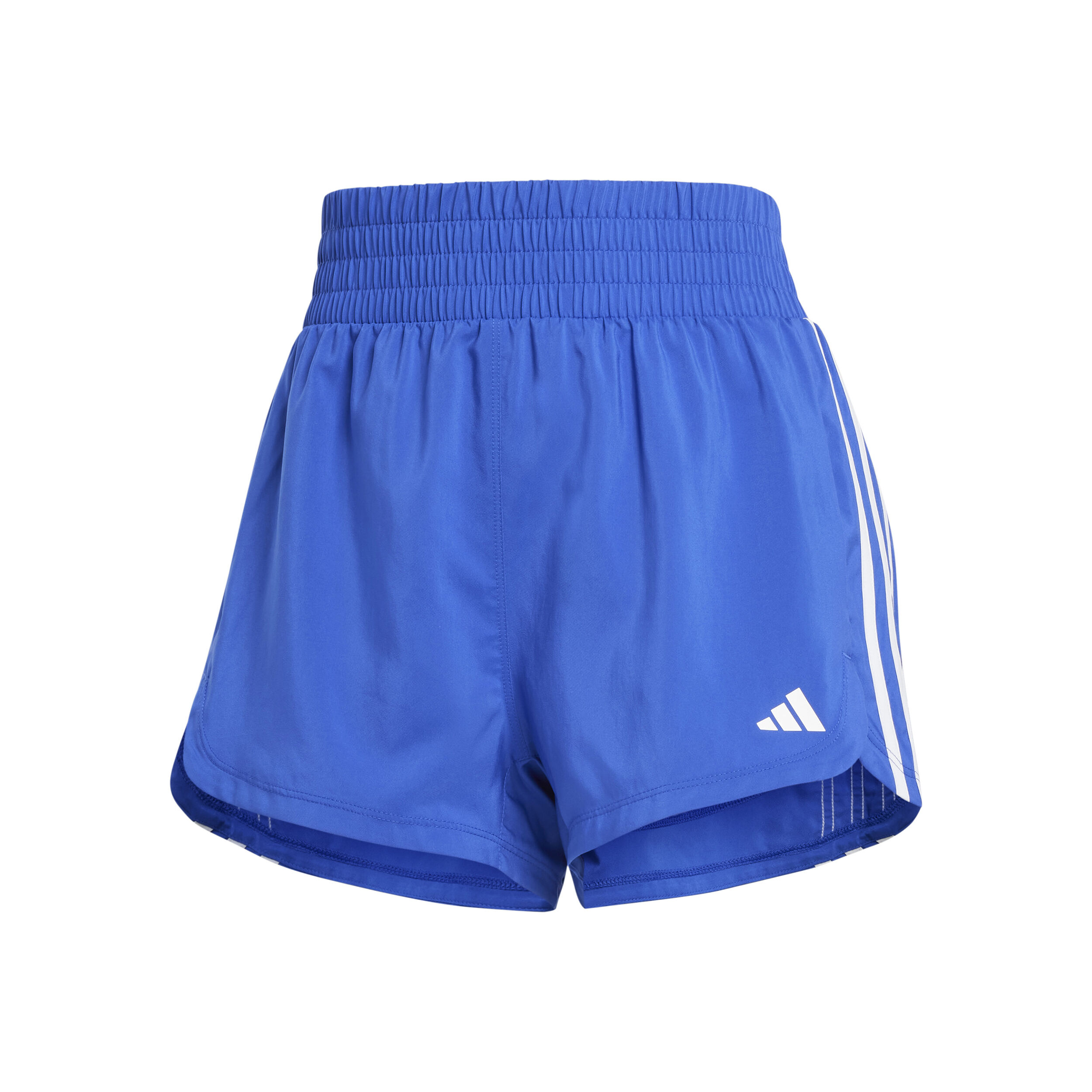 adidas Pacer Woven Highs Shorts Femmes - Bleu , Blanc