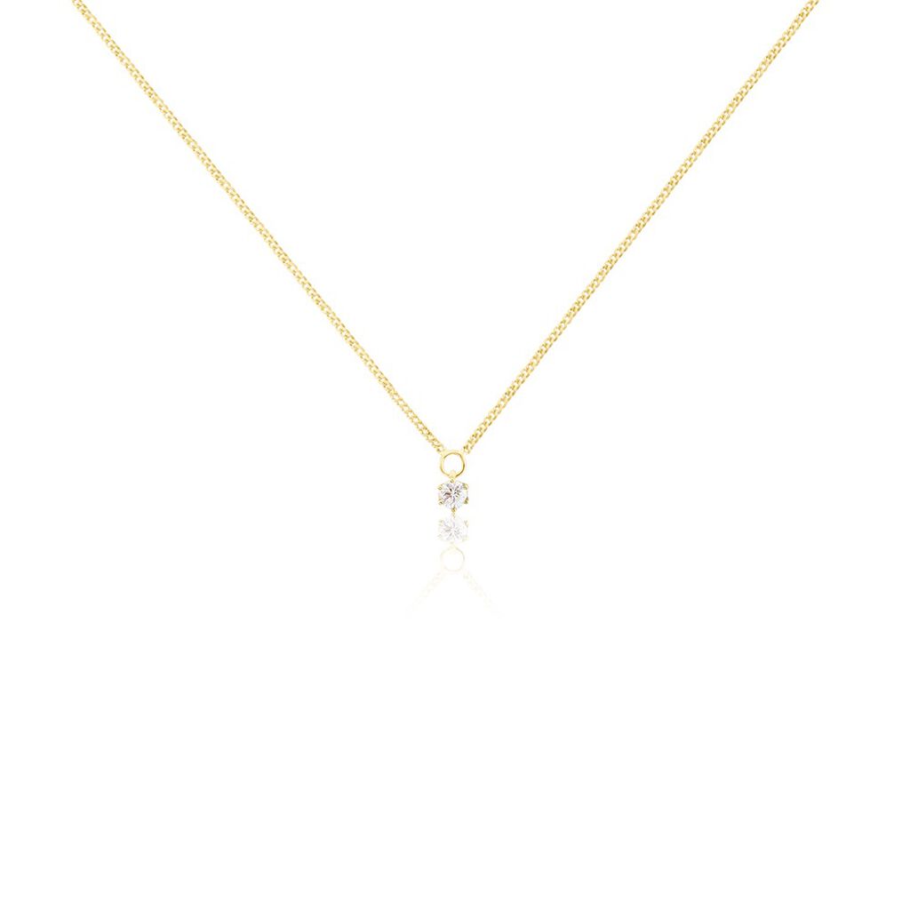 Collier Samantha Or Jaune Diamant
