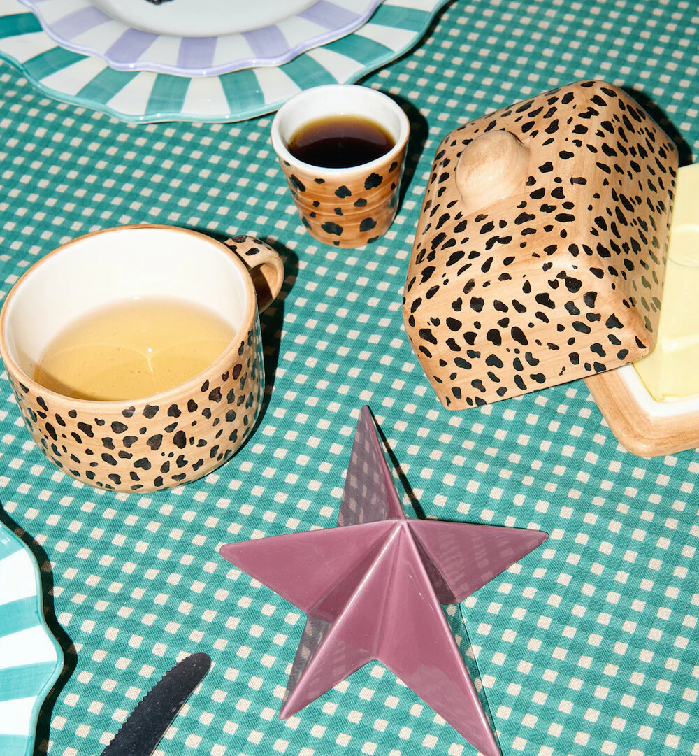 Anna + Nina  Leopard Cappuccino kop - brun