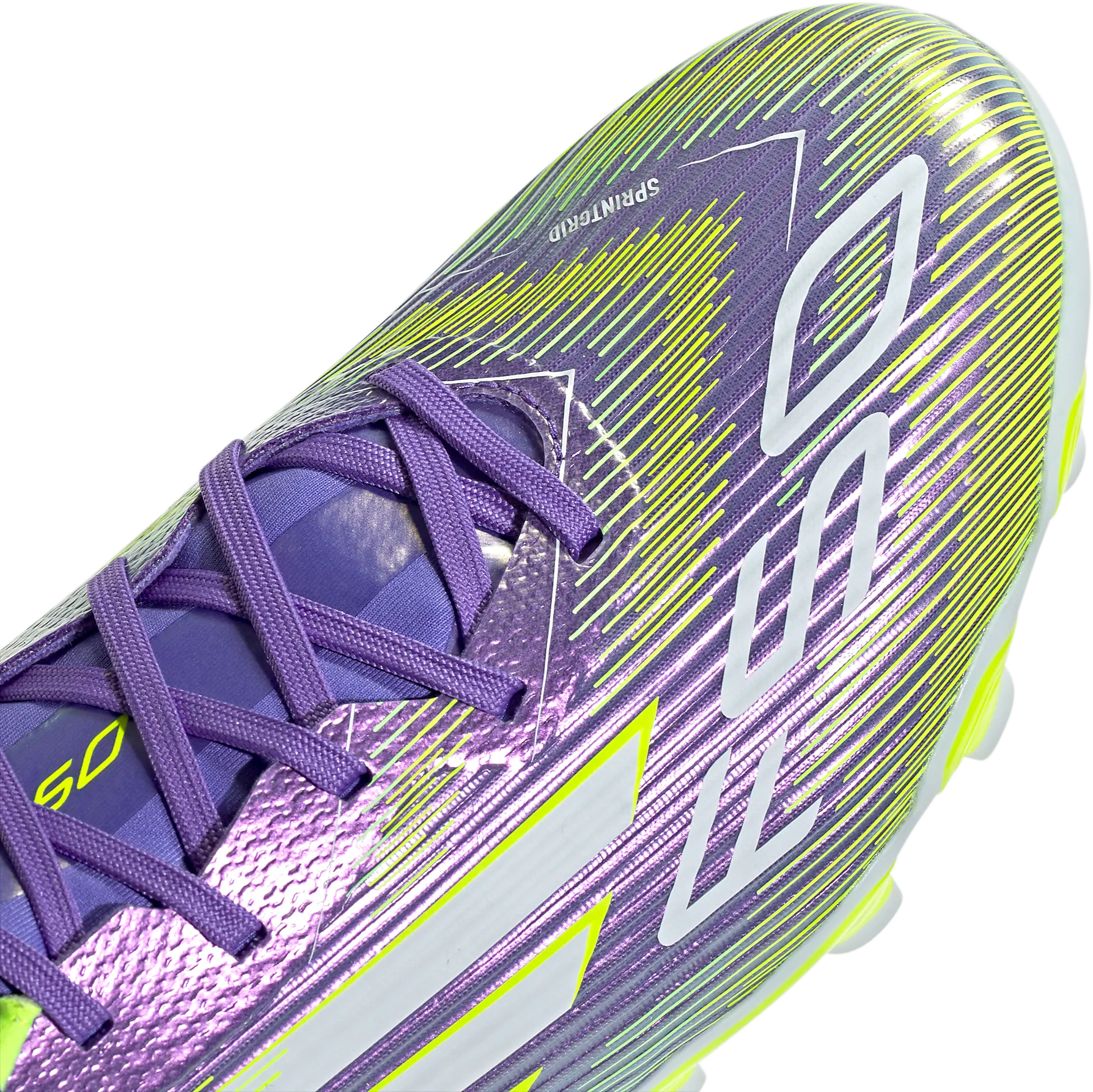 F50 League MG Purple Rush/Cloud White/Lucid Lemon